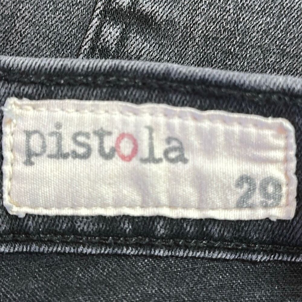 Pistola Womens Skinny Cropped Black Jeans size W 29 Style # P8288STB-STE - Picture 8 of 10
